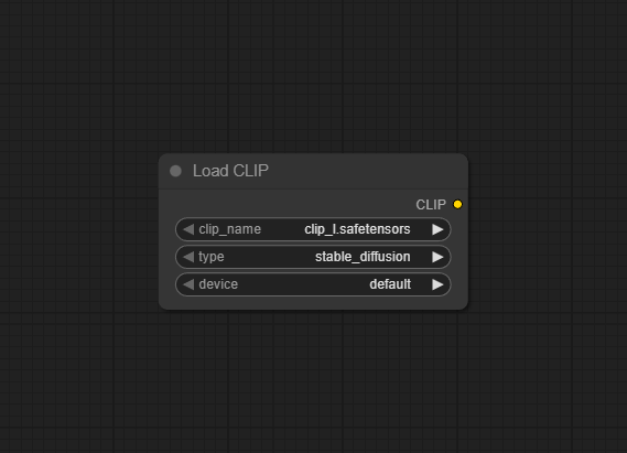 Load CLIP ComfyUI node