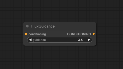 FluxGuidance ComfyUI node