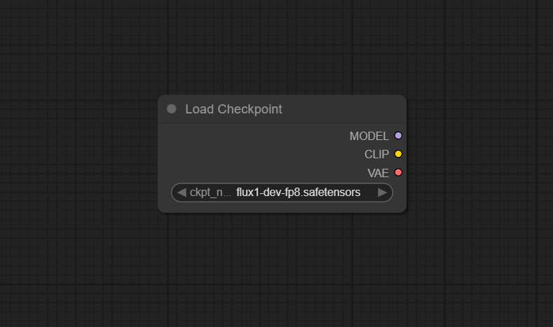 Load Checkpoint ComfyUI node