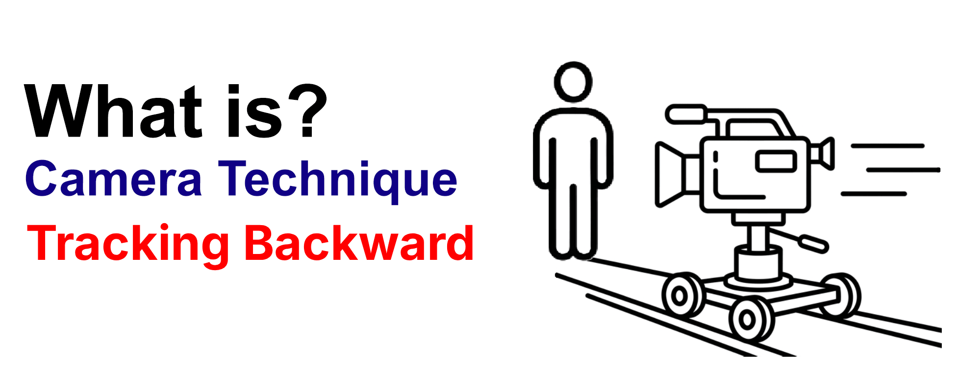 What is camera technique Tracking Backward