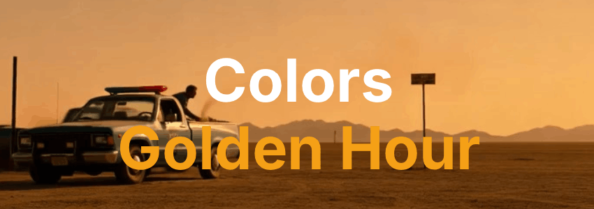 Poster golden-hour