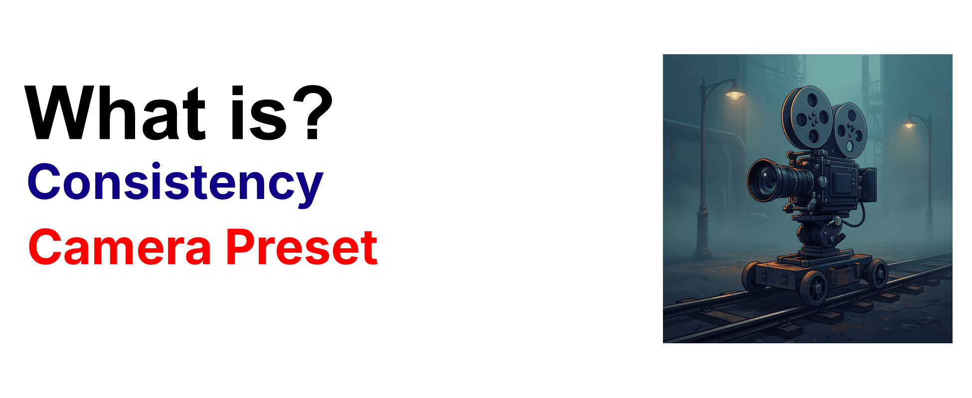 What is consistency technique Camera Preset