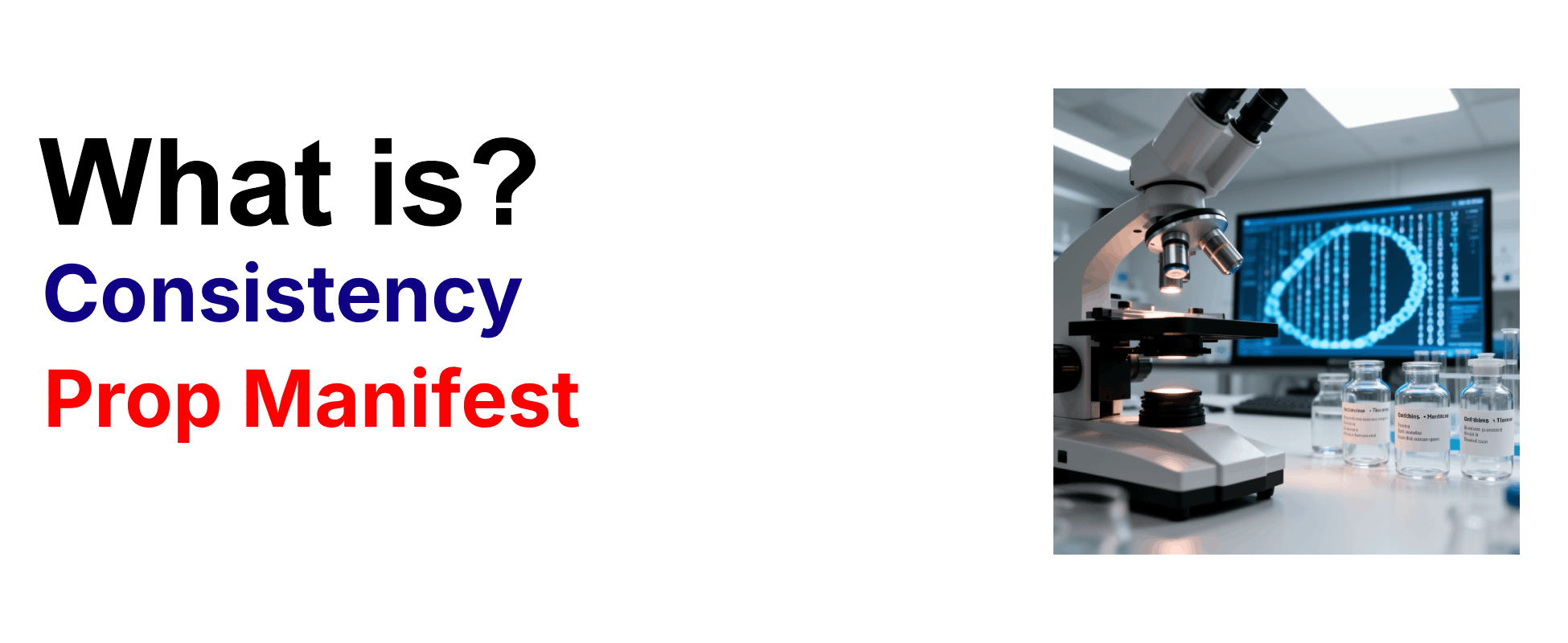 What is consistency technique Prop Manifest