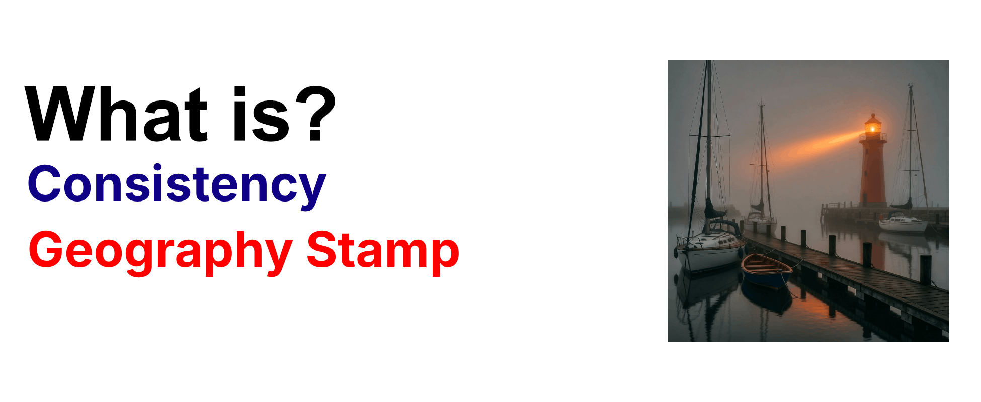 What is consistency technique Geography Stamp