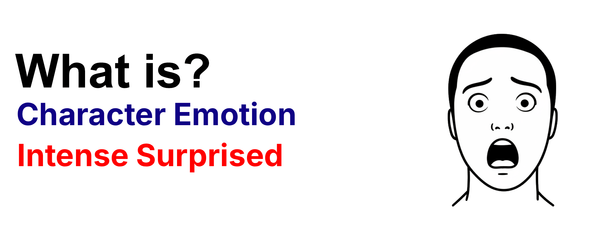 What is character emotion technique Intense Surprised