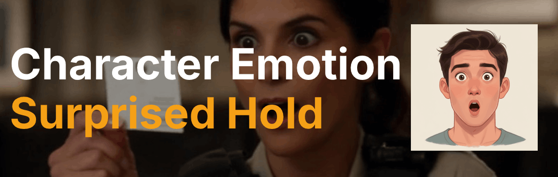 Poster surprised-hold