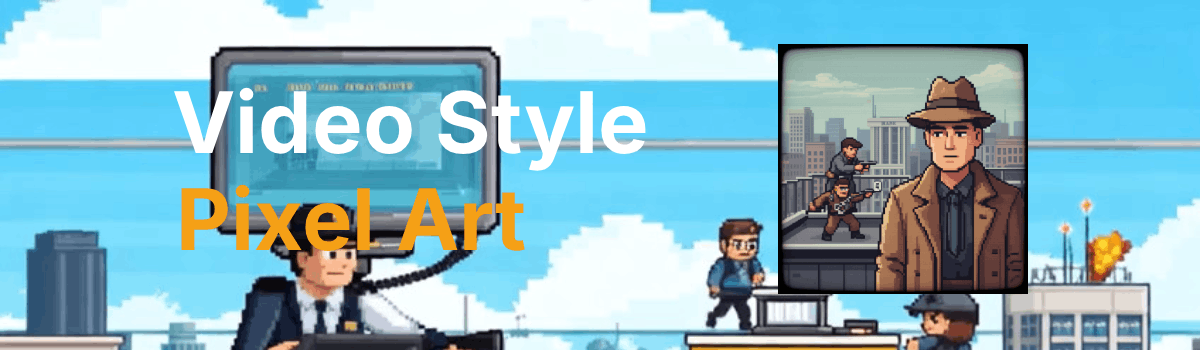 Poster pixel-art