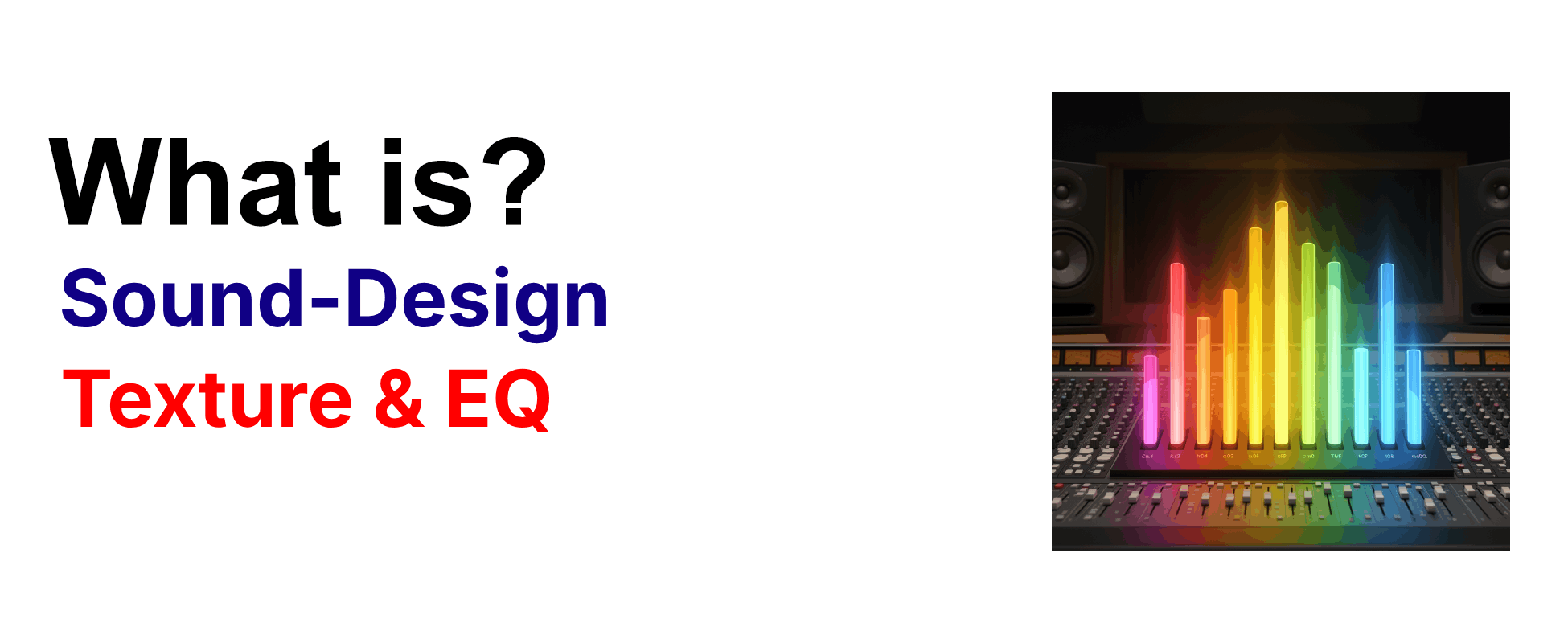 What is sound design technique Texture and EQ